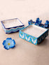 Blue Pottery Scented Candle Holder Assorted Colour